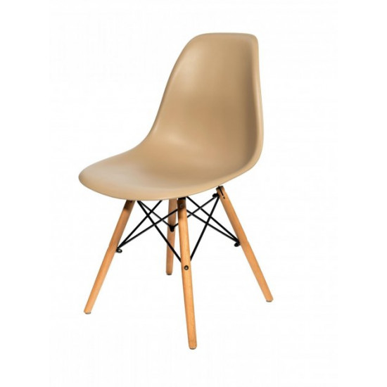 Стул обеденный Accord Enzo Eames Chair капучино 460x420x800 мм Стул обеденный Accord Enzo Eames Chair капучино 460x420x800 мм
