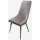 Kitchen chair dark gray-beige velvet fabric DAOSUN DC 693A Kitchen chair dark gray-beige velvet fabric DAOSUN DC 693A