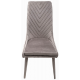 Kitchen chair dark gray-beige velvet fabric DAOSUN DC 693A Kitchen chair dark gray-beige velvet fabric DAOSUN DC 693A