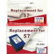 Cartridge for HP Photosmart 245 MicroJet Color HC-E02L Cartridge for HP Photosmart 245 MicroJet Color HC-E02L