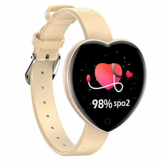 Женские смарт-часы Smart Watch T52 в форме сердца, золото Женские смарт-часы Smart Watch T52 в форме сердца, золото