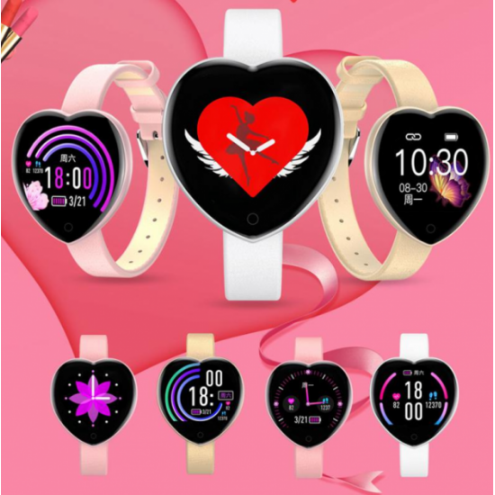 Женские смарт-часы Smart Watch T52 в форме сердца, золото Женские смарт-часы Smart Watch T52 в форме сердца, золото