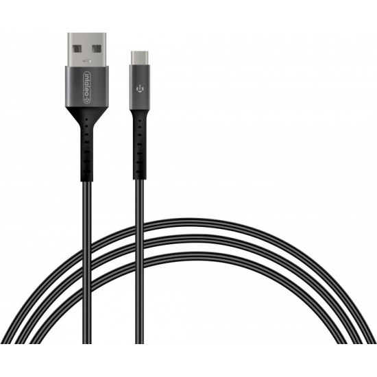 Synchronization cable Intaleo CB1 microUSB 1.2 m Black-Grey (1283126495649) Synchronization cable Intaleo CB1 microUSB 1.2 m Black-Grey (1283126495649)