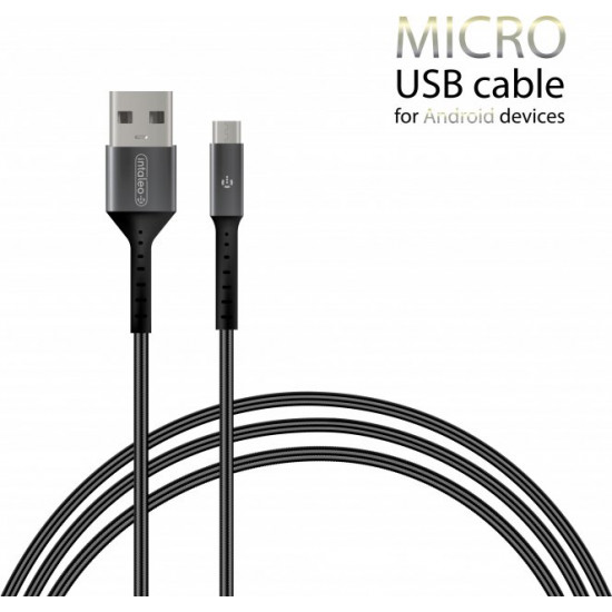 Synchronization cable Intaleo CB1 microUSB 1.2 m Black-Grey (1283126495649) Synchronization cable Intaleo CB1 microUSB 1.2 m Black-Grey (1283126495649)