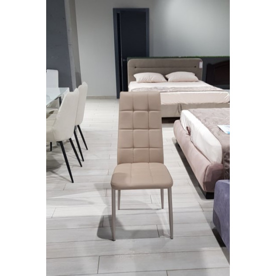 Kitchen chair cappuccino leatherette DAOSUN DC 201F Kitchen chair cappuccino leatherette DAOSUN DC 201F