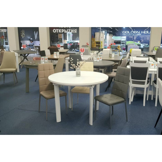 Kitchen chair cappuccino leatherette DAOSUN DC 201F Kitchen chair cappuccino leatherette DAOSUN DC 201F