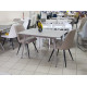 Kitchen chair cappuccino leatherette DAOSUN DC 9517A Kitchen chair cappuccino leatherette DAOSUN DC 9517A