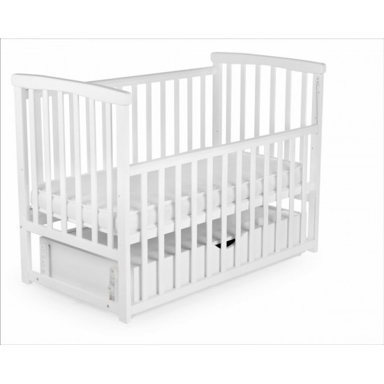Baby's bed with a pendulum mechanism Mriya Deson Color White Baby's bed with a pendulum mechanism Mriya Deson Color White