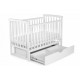 Baby's bed with a pendulum mechanism Mriya Deson Color White Baby's bed with a pendulum mechanism Mriya Deson Color White