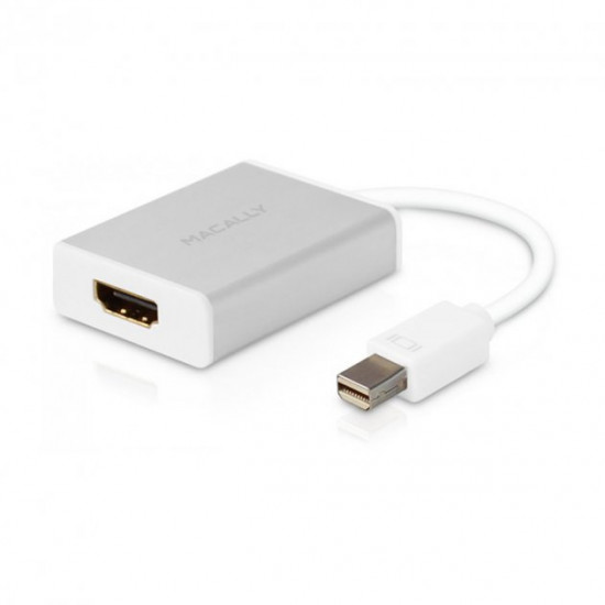 Адаптер Macally Mini DisplayPort to HDMI 4K White (MD-HDMI-4K) Адаптер Macally Mini DisplayPort to HDMI 4K White (MD-HDMI-4K)