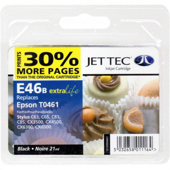 Картридж для Epson Stylus CX3500 JetTec Black 110E004601 Картридж для Epson Stylus CX3500 JetTec Black 110E004601