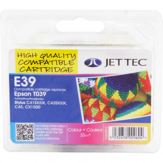 Картридж для Epson Stylus CX1500 JetTec Color 110E003913 Картридж для Epson Stylus CX1500 JetTec Color 110E003913