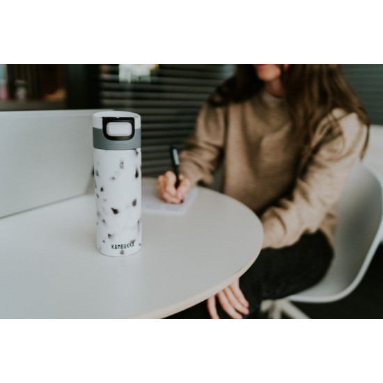 Thermal mug Kambukka Etna 500 ml Jungle Foggy Terrazzo White with black (11-01032) Thermal mug Kambukka Etna 500 ml Jungle Foggy Terrazzo White with black (11-01032)