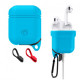 Cиликоновий чохол Primo Sherp для Apple AirPods - Light Blue Cиликоновий чохол Primo Sherp для Apple AirPods - Light Blue