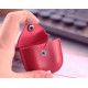Шкіряний чохол Primo Hook для навушників Apple AirPods / AirPods 2019 - Red Шкіряний чохол Primo Hook для навушників Apple AirPods / AirPods 2019 - Red