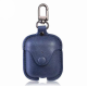 Шкіряний чохол Primo Hook для навушників Apple AirPods / AirPods 2019 - Dark Blue Шкіряний чохол Primo Hook для навушників Apple AirPods / AirPods 2019 - Dark Blue