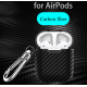 Силіконовий чохол Primo Carbon Fiber для AirPods 2 - Black Силіконовий чохол Primo Carbon Fiber для AirPods 2 - Black