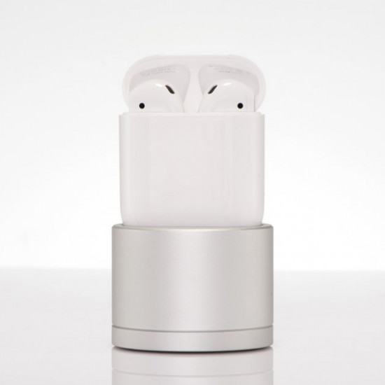 Підставка (док-станція) COTEetCI Base20 для AirPods Silver (CS7202-TS) Підставка (док-станція) COTEetCI Base20 для AirPods Silver (CS7202-TS)