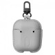 Кожаный футляр Leather bag для наушников AirPods Серый Кожаный футляр Leather bag для наушников AirPods Серый