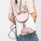 Кожаный футляр Leather bag для наушников AirPods Розовый Кожаный футляр Leather bag для наушников AirPods Розовый