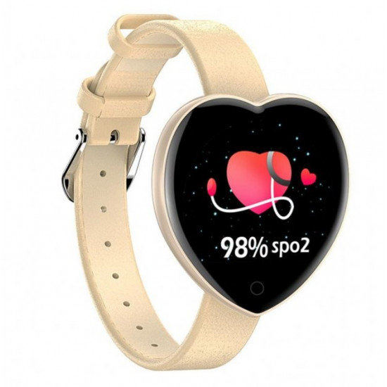 Женские смарт-часы Smart Watch T52 в форме сердца, золото Женские смарт-часы Smart Watch T52 в форме сердца, золото