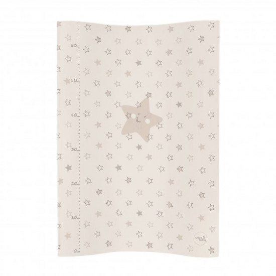 Матрас пеленальный Ceba Baby 70х50 см мягкий профилированный на комод COSY Stars grey Матрас пеленальный Ceba Baby 70х50 см мягкий профилированный на комод COSY Stars grey