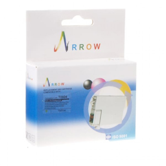 Картридж для Epson T0804 Yellow C13T08044010 Arrow Yellow T0804 Картридж для Epson T0804 Yellow C13T08044010 Arrow Yellow T0804