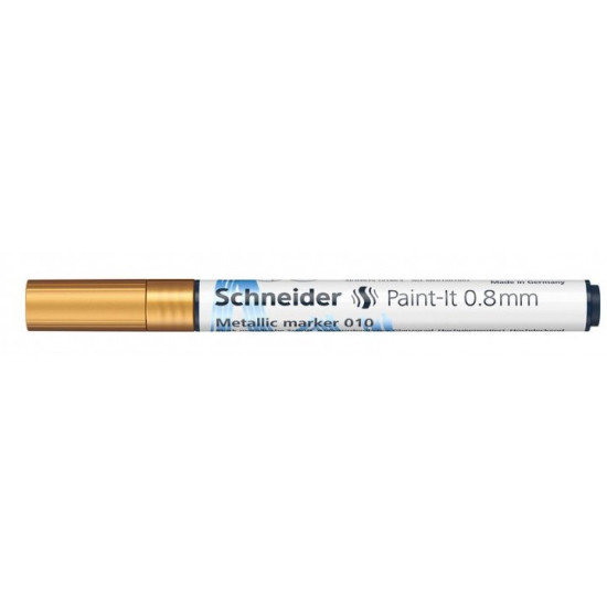 Маркер Schneider Paint 0.8 мм золотой (ML01001066) Маркер Schneider Paint 0.8 мм золотой (ML01001066)