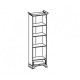 Cupboard BRV Kentucky REG 1D1S Cupboard BRV Kentucky REG 1D1S