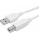 Кабель RZTK USB 2.0 AM-BM 1.8 м White Кабель RZTK USB 2.0 AM-BM 1.8 м White