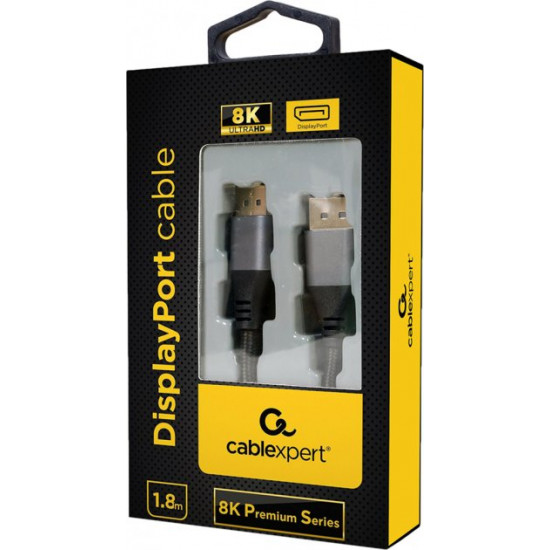 Кабель Cablexpert DisplayPort V1.4 (CC-DP8K-6) Кабель Cablexpert DisplayPort V1.4 (CC-DP8K-6)