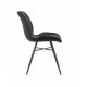 Upholstered dining chair with metal legs Vetro VT-M-43 black Upholstered dining chair with metal legs Vetro VT-M-43 black