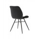 Upholstered dining chair with metal legs Vetro VT-M-43 black Upholstered dining chair with metal legs Vetro VT-M-43 black