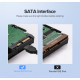 Кабель SATA 3.0 Ugreen 0.5М Black (US217) Кабель SATA 3.0 Ugreen 0.5М Black (US217)