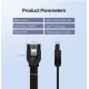 Кабель SATA 3.0 Ugreen 0.5М Black (US217) Кабель SATA 3.0 Ugreen 0.5М Black (US217)