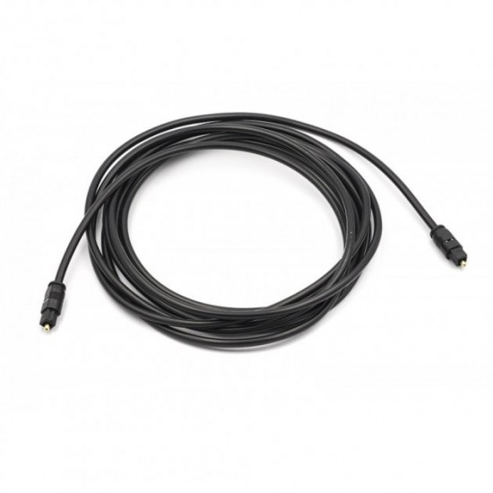 Аудіо кабель PowerPlant Optical Toslink 3 м, Black