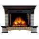 Electric fireplace with portal ArtiFlame STONE MONTEBELLO AF28S MAHOGON BROWN ANTIQUE (with sound) Electric fireplace with portal ArtiFlame STONE MONTEBELLO AF28S MAHOGON BROWN ANTIQUE (with sound)