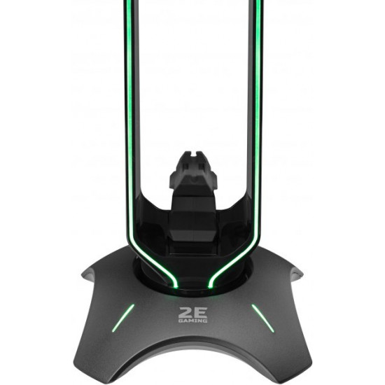 Підставка 3в1 для гарнітури 2E Gaming Headset Stand RGB USB Black (2E-GST310UB) Підставка 3в1 для гарнітури 2E Gaming Headset Stand RGB USB Black (2E-GST310UB)