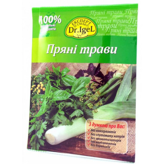 Приправа Пряные травы Dr. Igel 8г Приправа Пряные травы Dr. Igel 8г