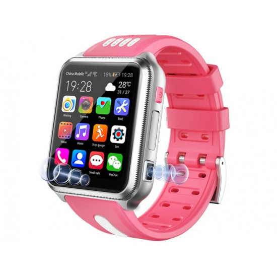 Дитячий розумний смарт-годинник (телефон) Smart Baby Watch K45i Android рожевий (4 ядра) Дитячий розумний смарт-годинник (телефон) Smart Baby Watch K45i Android рожевий (4 ядра)