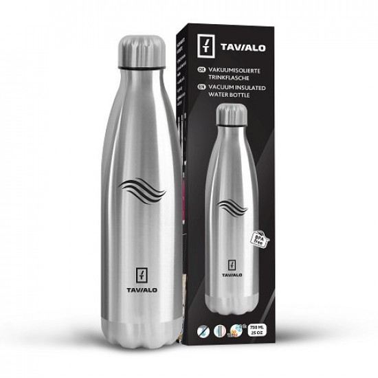 Термобутылка Tavialo 750 мл серебристый цвет Термобутылка Tavialo 750 мл серебристый цвет