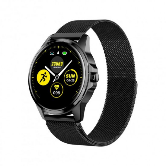 Розумний смарт-годинник фітнес Smart Watch Pro R23 (пульс) чорний сталь Розумний смарт-годинник фітнес Smart Watch Pro R23 (пульс) чорний сталь