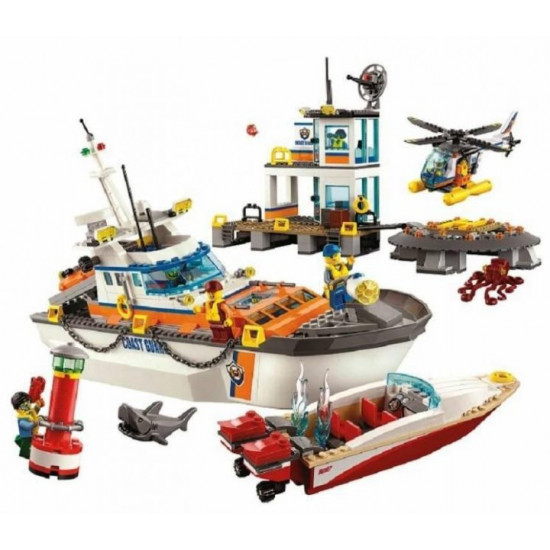 Children's construction set Cites 10755/60167 Rescue operation 844 parts Children's construction set Cites 10755/60167 Rescue operation 844 parts