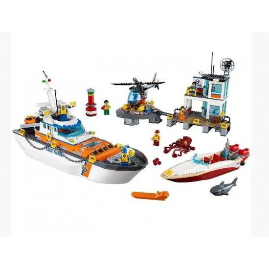 Children's construction set Cites 10755/60167 Rescue operation 844 parts Children's construction set Cites 10755/60167 Rescue operation 844 parts