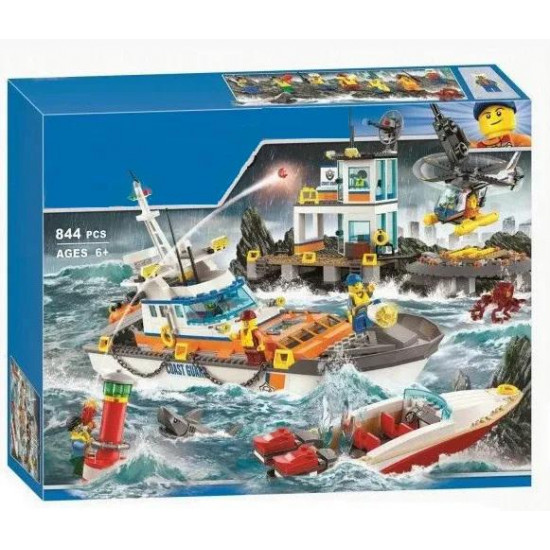 Children's construction set Cites 10755/60167 Rescue operation 844 parts Children's construction set Cites 10755/60167 Rescue operation 844 parts