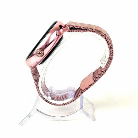 Розумні Смарт Годинники Supero Smart Watch Up9 З Тонометром Рожеві Сталь