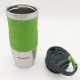 Thermal mug Edenberg EB-626 with silicone holder and carabiner handle 380 ml Green Thermal mug Edenberg EB-626 with silicone holder and carabiner handle 380 ml Green