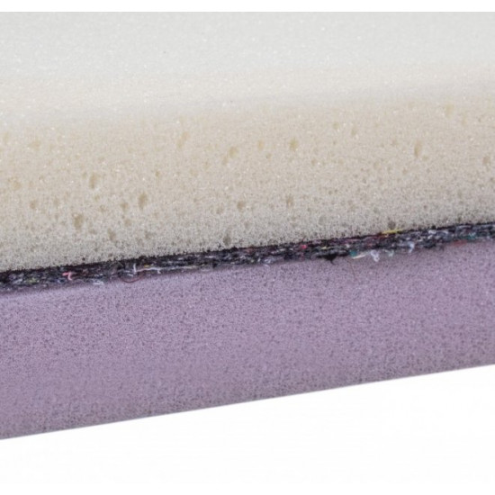 Тонкий матрац-топер Eurosleep Slim Memory-Mix жаккард 80x200