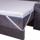 Тонкий матрац-топер Eurosleep Slim Memory-Mix жаккард 80x200
