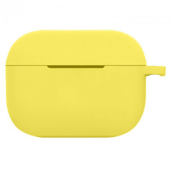 Силіконовий футляр New з карабіном для навушників Airpods Pro Жовтий / Yellow Силіконовий футляр New з карабіном для навушників Airpods Pro Жовтий / Yellow